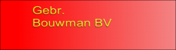 Gebrs. Bouwman sloop- en grondwerken B.V. Logo